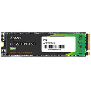 SSD диск  256GB Apacer AS2280P4X M.2 2280 PCIe 3.0 x4 3D TLC (AP256GAS2280P4X-1)