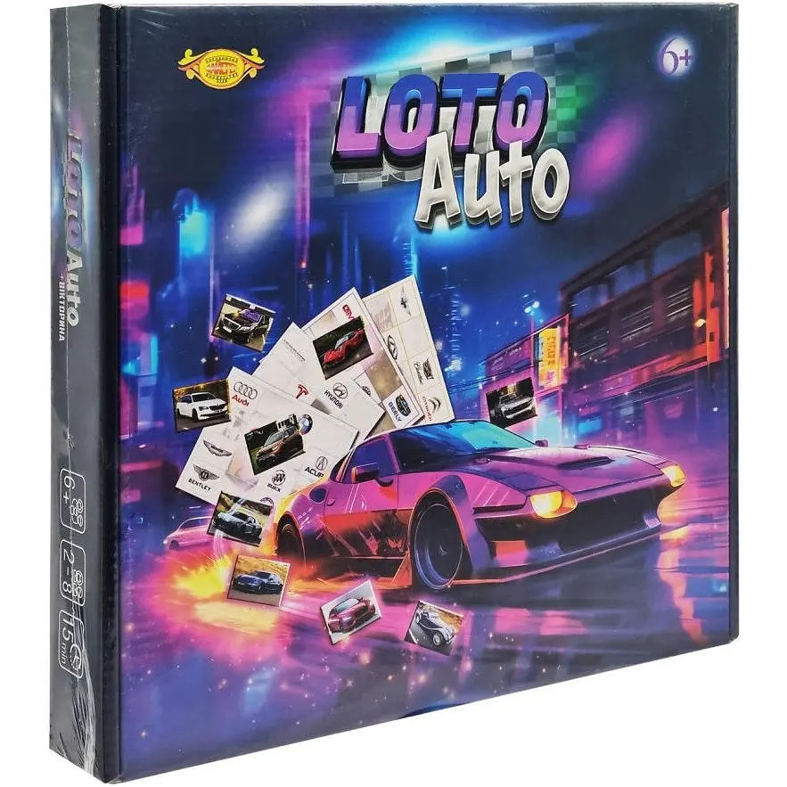 Гра настільна Лото AUTO + Вікторина