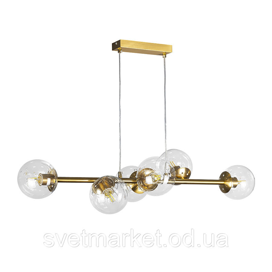 Сучасна люстра підвісна 7521010-6 AGD+CL (BRONZE), фото 1