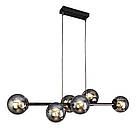Підвісна стильна люстра 7521010-6 BK+BK, фото 2