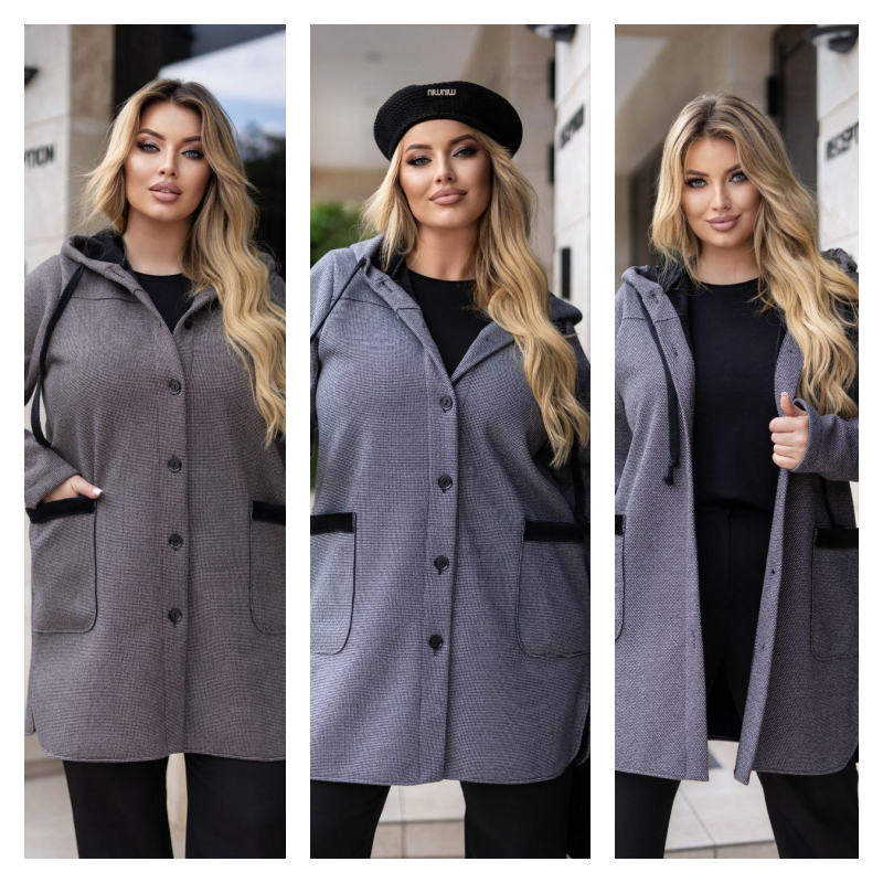 Кардиган на ґудзиках батал