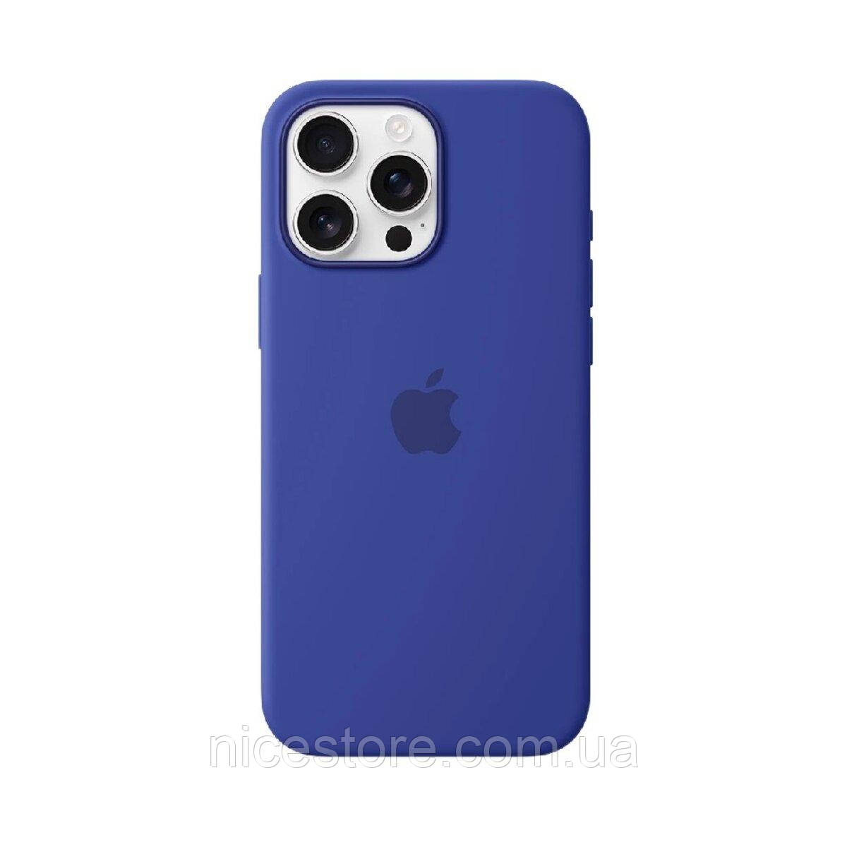 Чохол для смартфона Silicone Full Case AAA MagSafe IC for iPhone 16 Pro Brilliant Blue