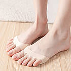 Жіночі шкарпетки від мозолів та натоптишів, Універсальний розмір / Бавовняні шкарпетки для стоп / Напівноски, фото 6