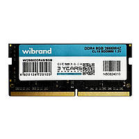 Оперативна пам'ять DDR4 Wibrand 8GB 2666MHz CL19 SODIMM