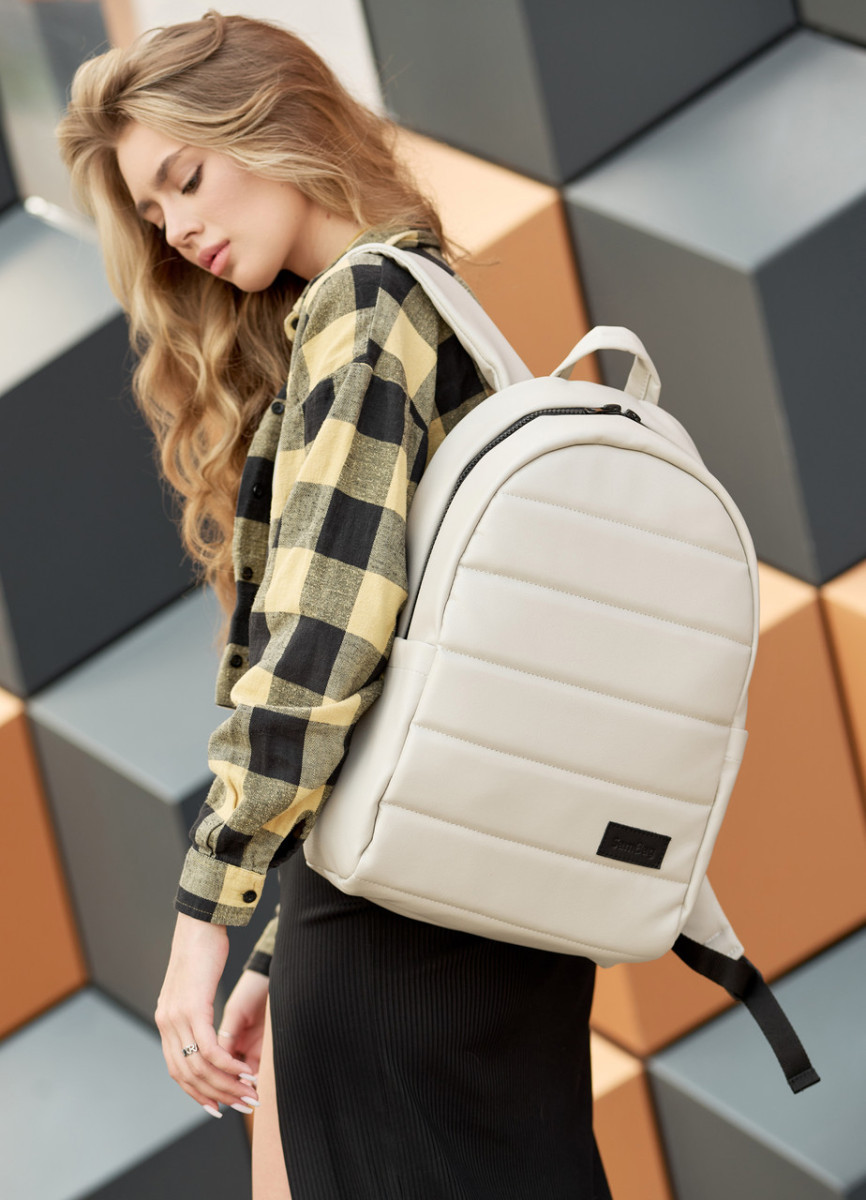 Жіночий рюкзак високої якості українського виробництваТОП продажу - сірий 5062737, фото 1