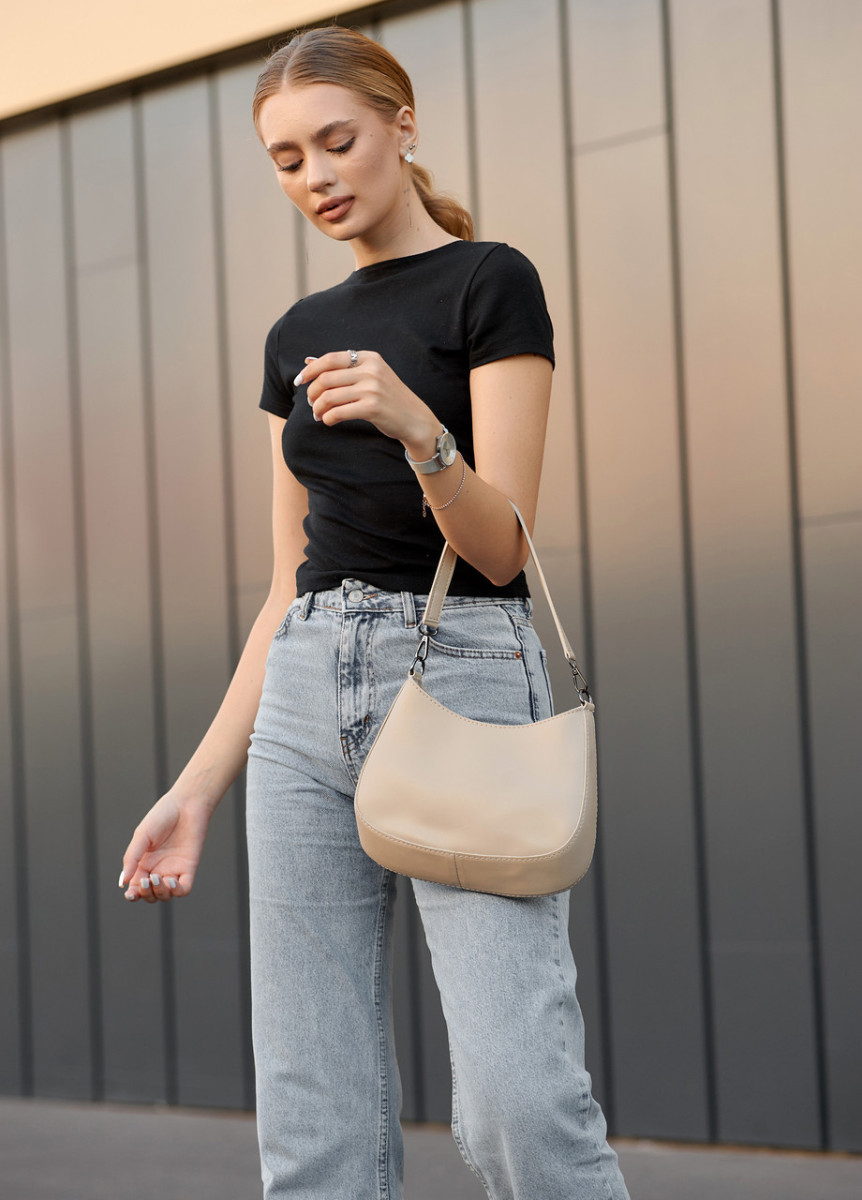 Жіноча сумка від українського виробника, високої якості -  беж 5062901