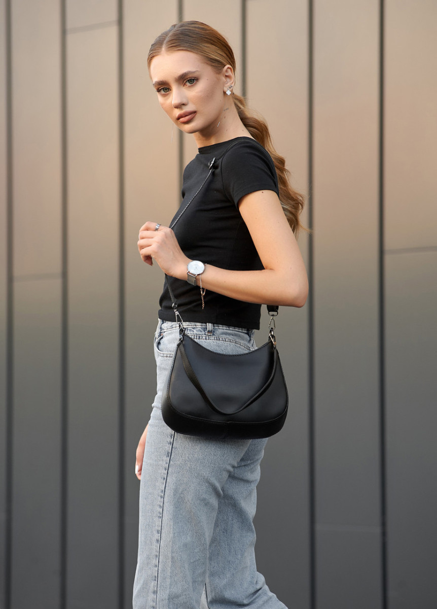 Жіноча сумка від українського виробника, високої якості - чорна 5062902, фото 1