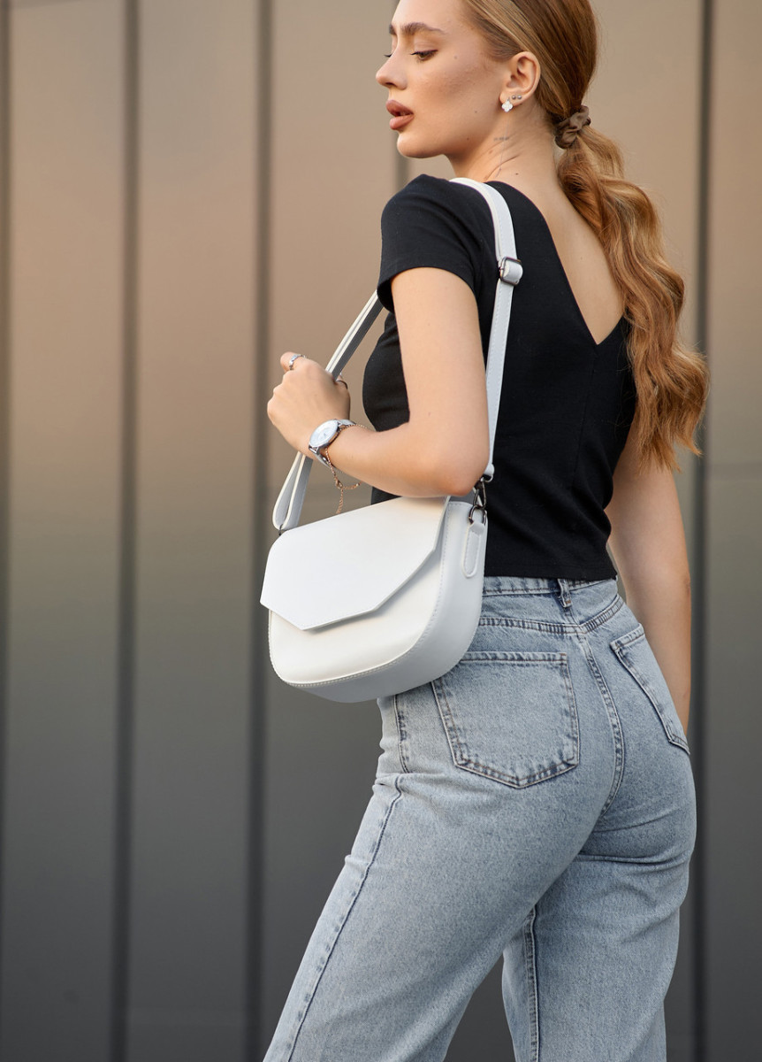Жіноча сумка від українського виробника, високої якості - біла 5062903, фото 1