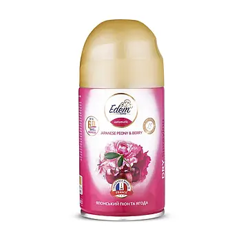 Аерозольний балон освіжувач 260мл Edem Японська півонія і ягода