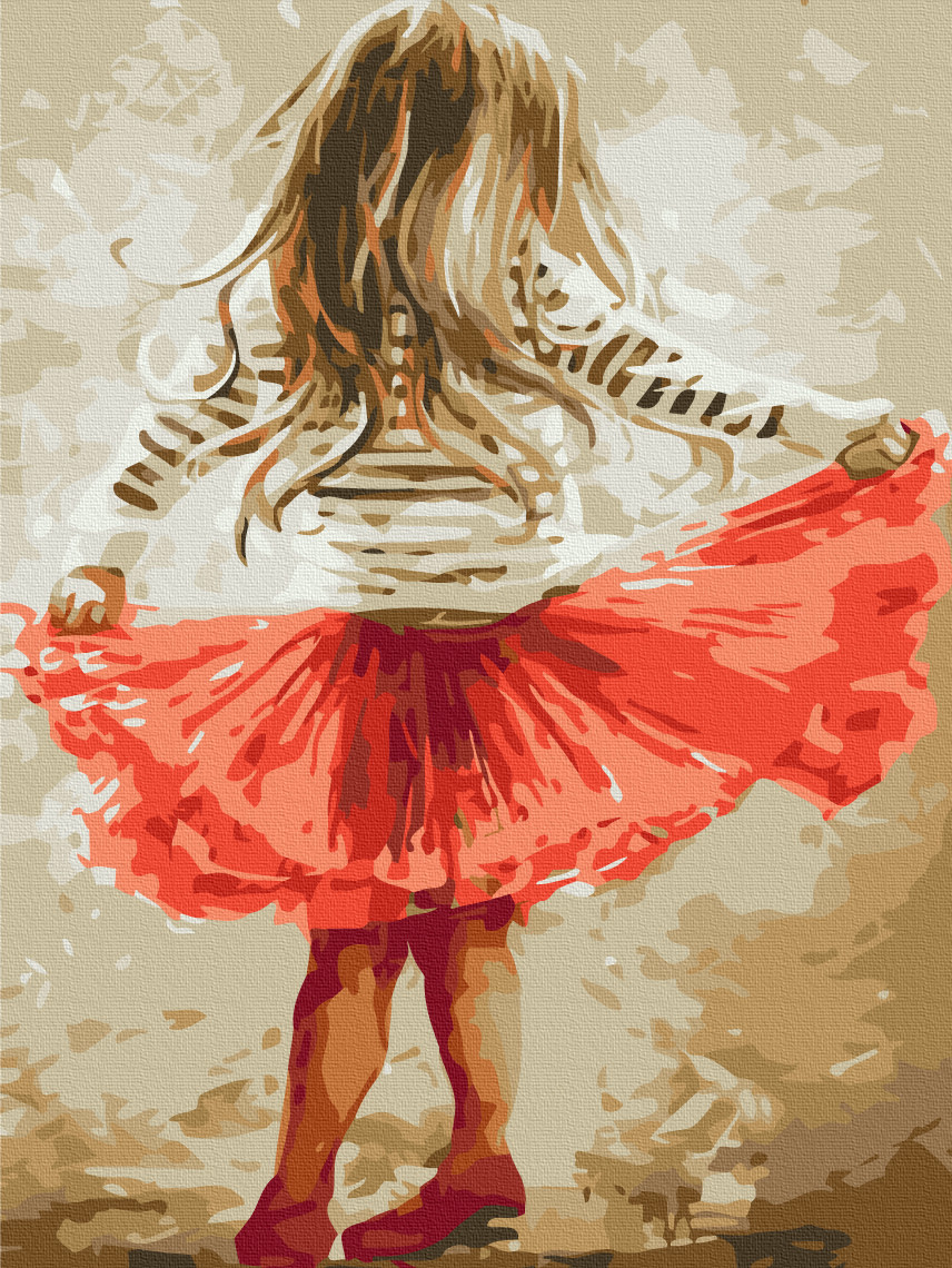 Картина за номерами Маленька дівчинка, фото 1