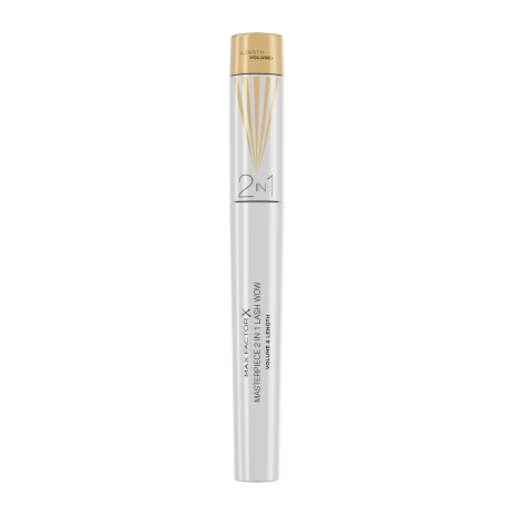 Туш для вій Max Factor MASTERPIECE 2in1 LASH WOW Об'єм та подовження, Black, 7 мл