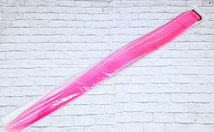 Пас. Волосся на заколці.  Довжина 50см. Однотонні. Колір Барбі. 1шт.