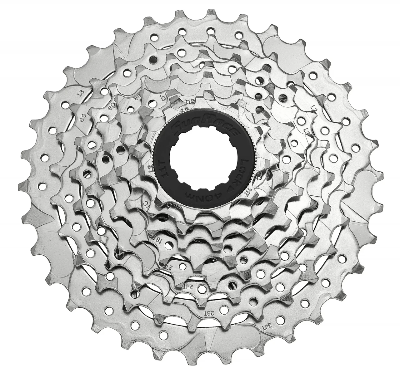 Касета SunRace M66 8AV 11-34T 8швид Nickel Art CSM66.8AV0.NS1.BX