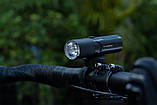 Велосипедний ліхтарик LEADBIKE M02-OSRAM 400LM акумулятор 2000 mAh waterproof children lock Type-C USB, фото 5