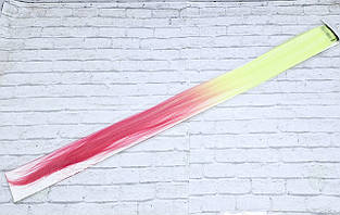 Пас. Волосся на заколці.  Довжина 50см. Двокольорові. 1шт.