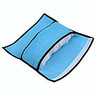 Подушка на ремінь безпеки в авто, 28х12см, Блакитний / Подушка адаптер ременя безпеки для дітей, фото 8