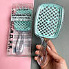 Гребінець HollowComb SUPERBRUSH PLUS, Прозорий - М'ятний