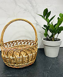 Кошик з лози 22х24 см Великодній кошик