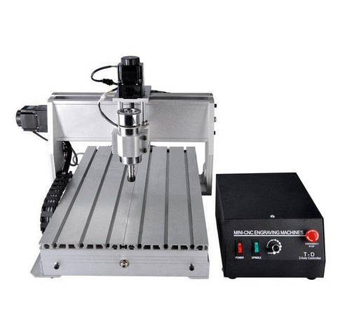 300х400 верстат із ЧПК, на 3 осі,0,2 кВт, фрезерно-гравірувальний з повітряним охолодженням,LPT , КГП + VFD, фото 1