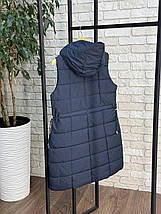 Стильна жіноча жилетка на синтепоні 100, тканина "Плащівка" 50, 52, 54, 56 розмір 50, фото 2
