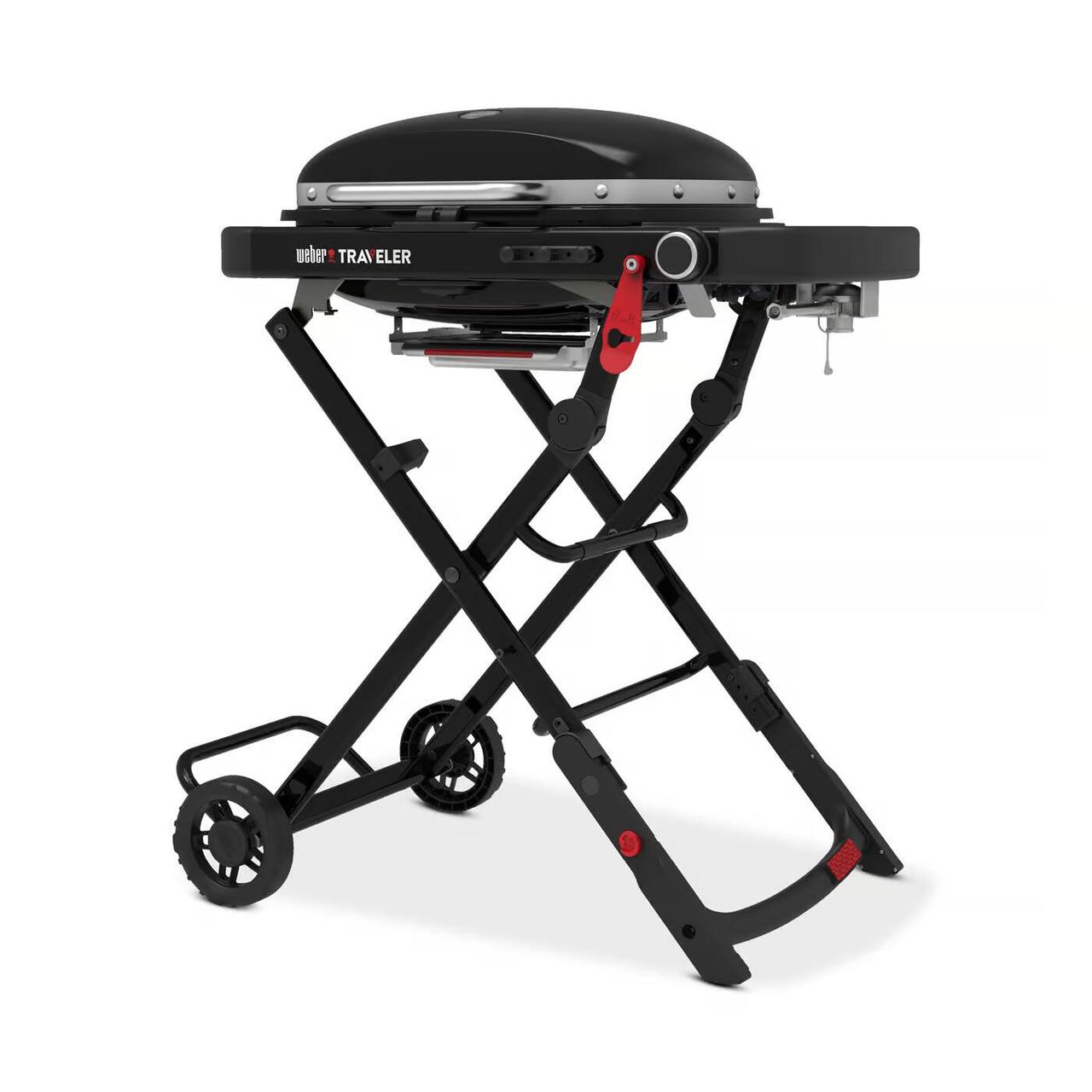 Складаний вуличний газовий грильTraveler Compact чорний WEBER (1500527)