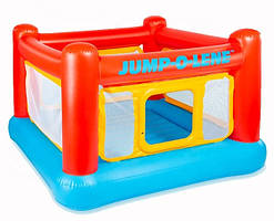 Надувний батут для дітей Intex 48260, ігровий батут для дому та дачі