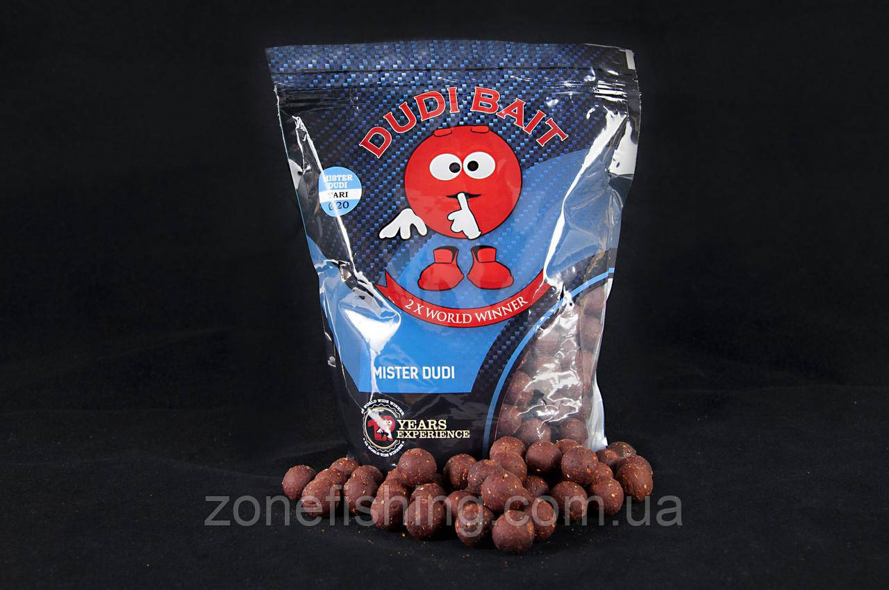 Бойли варені DUDI BAITS MISTER DUDI Tari (Журавлина кальмар) 1kg 24mm