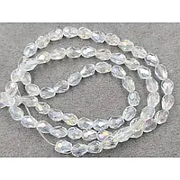 Крапля 6*8 мм прозорий АВ (+-62шт)