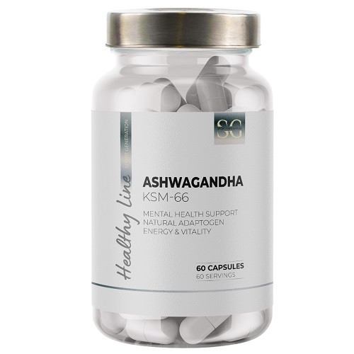 Вітаміни Sport Generation Healthy Line Ashwagandha KSM - 66 (60 капсул.), фото 1