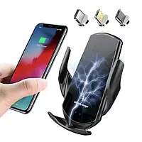 Універсальний автомобільний тримач для мобільного телефона K 12S WL1416 USB кабель, автотримачі кріплення