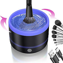 Електричний очищувач пензлів для макіяжу, від USB / Автоматичний очисник для кистей косметичних