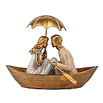 Статуетка з полістоуну Закохані в човні 17 см Elisey