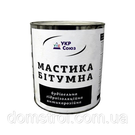 Мастика бітумна універсальна антикорозійна УГС УкрСоюз (0.9 кг), фото 1