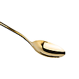 Ложка сервірувальна з нержавіючої сталі велика ложка 26.5 см Золото Lugi, фото 2