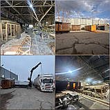 Альтанка з дерева односхилий з рейковими стінками 6 х 3 м, фото 8