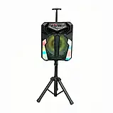 Портативна колонка валіза Kimiso QS-1214 12 inch з мікрофоном та світломузикою, 900 Вт, фото 2