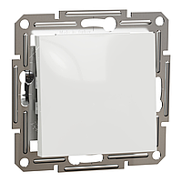 Перемикач одноклавішний прохідний білий Asfora без рамки EPH0470121