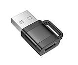 Адаптер для синхронізації даних USB на Type-C HOCO UA31D чорний, фото 3