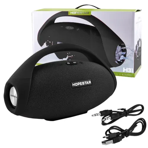 Портативна Bluethooth колонка Hopestar H31 Black, фото 1