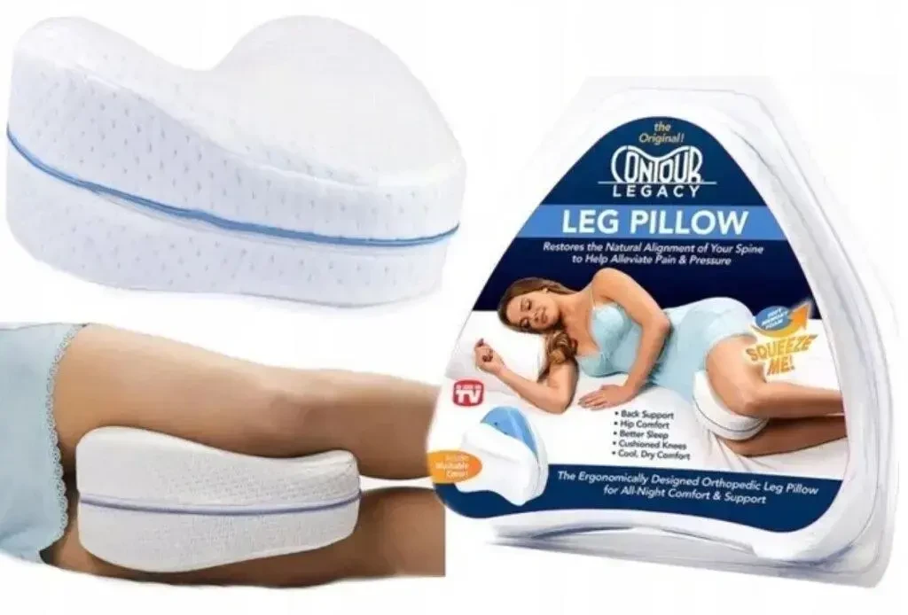 Подушка ортопедична для ніг та колін Contour Legacy Leg Pillow Подушка під ноги для сну, фото 1