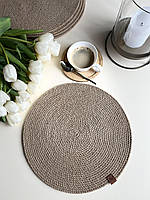 Набор салфеток сервировочных из джута 4 шт