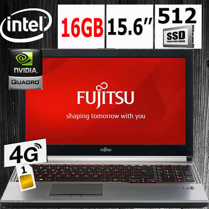 Ноутбук Fujitsu CELSIUS H730 i7-4810MQ (Nvidia Quadro K2100M 2GB) 15.6'' 16GB DDR3 512GB SSD + Підтримка сім, фото 1