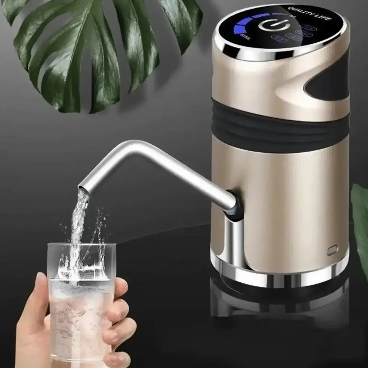 Електричний портативний насос для води WATER DISPENSER XL-129 – диспенсер для пляшок із питною водою, фото 1