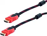 Кабель HDMI-HDMI Donli обплетення, ферити, посилений 30 м (V1.4), фото 4