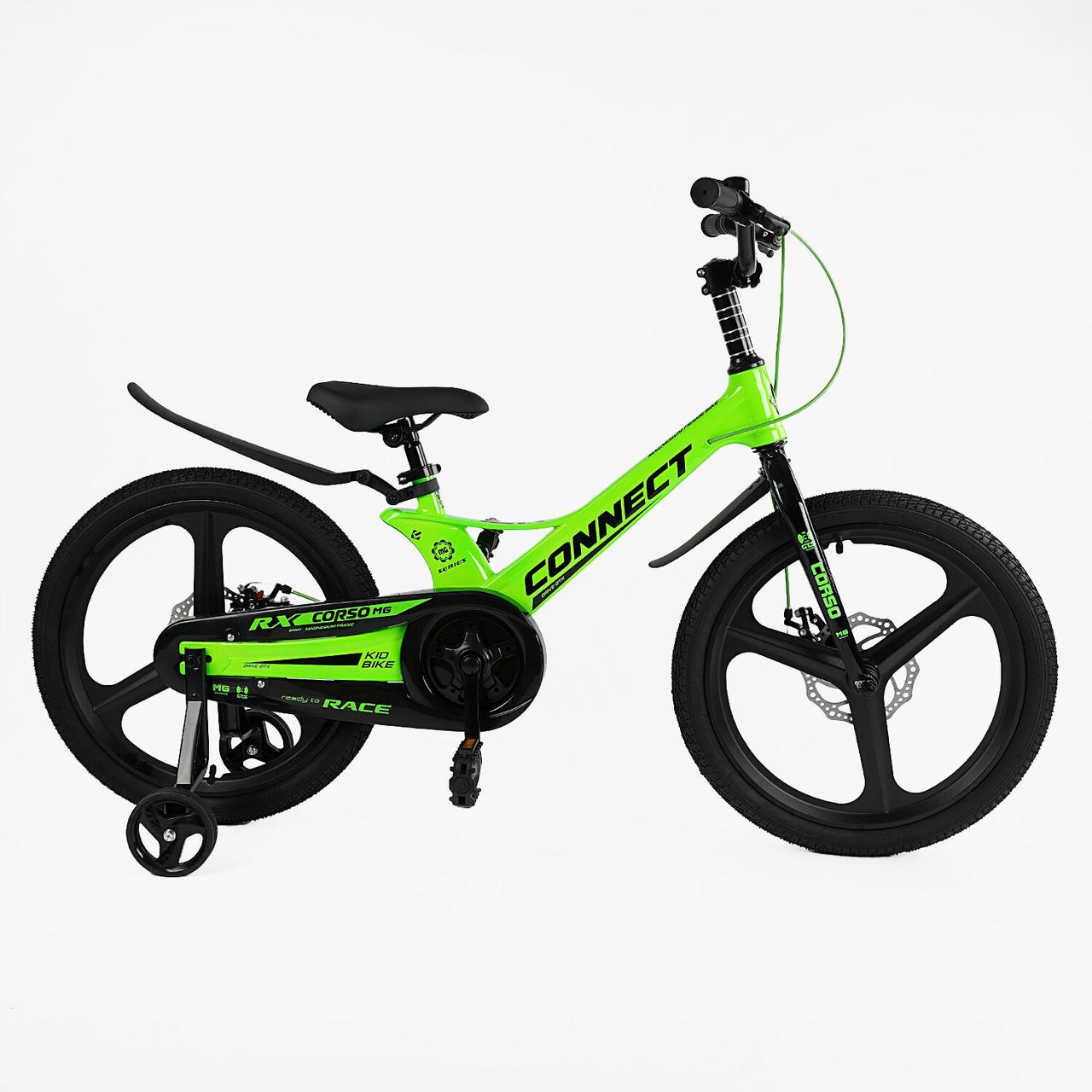 Велосипед Corso Connect 20" Магнієва Зелений Art MG-20269