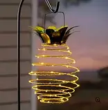 Підвісний світильник на сонячній батареї у вигляді ананасу, фото 2