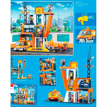 Конструктор SLUBAN Пожежна частина, 407 деталей M38-B1287 G-Rich