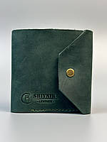 Шкіряний гаманець ISLA зелений