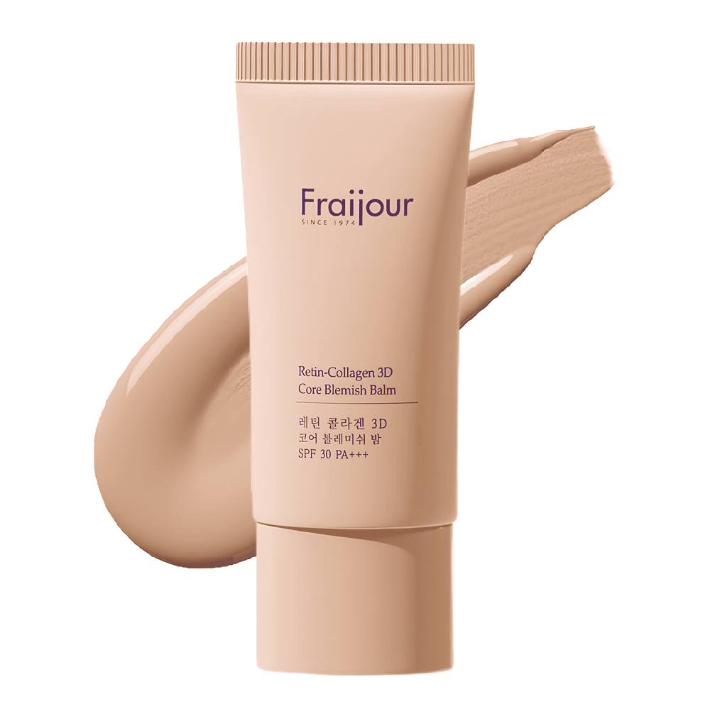 Легкий ВВ-крем із колагеном та ретинолом Fraijour Retin-Collagen 3D Core Blemish Balm SPF30 PA+++ 50 мл