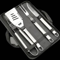 Набір для Барбекю та гриля 8 предметів у сумці Для мангала та тандира Щипці лопатка ніж вилка шампура